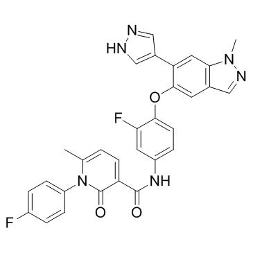 Merestinib (Synonyms: LY2801653)，CAS1206799-15-6