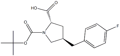 (2S,4R)-1-(叔丁氧基羰基)-4-(4-氟苄基)吡咯烷-2-羧酸cas:959583-52-9