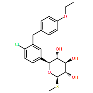 Sotagliflozin;LP802034;LX4211;CAS:1018899-04-1