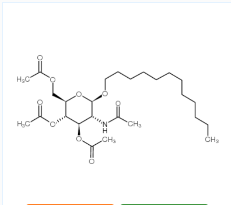 十二烷基-2,3,4,6-四-氧-乙酰基-β-D-吡喃氨基葡萄糖苷，CAS：211567-22-5