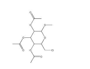 甲基-2,3,4-O-三乙酰 6-脱氧-6-氯-b-D-吡喃葡萄糖苷，cas53691-80-8