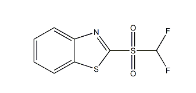 二氟甲基(2-苯并噻唑基)砜，CAS186204-66-0