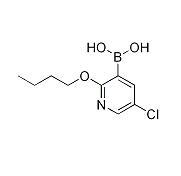 2-丁氧基-5-氯吡啶-3-基硼酸,CAS：1217501-44-4