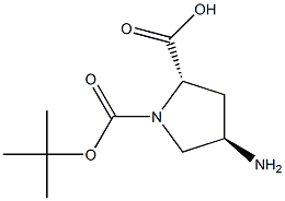 (2S,4R)-4-氨基-1-(叔丁氧羰基)吡咯烷-2-羧酸,CAS:132622-69-6