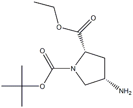 4-氨基-1,2-吡咯烷二甲酸1-（1,1-二甲基乙基）2-乙酯，（2S，4S）,CAS:511242-54-9