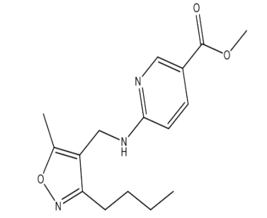 Methyl 6-(((3-butyl-5-methylisoxazol-4-yl)methyl)amino)nicotinate，cas1254962-95-2