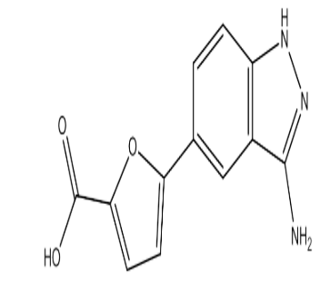 5-(3-Amino-1H-indazol-5-yl)fur-2-carboxylic acid，cas871708-18-8