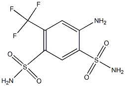 4-氨基-6-(三氟甲基)苯-1,3-二磺酰胺,CAS:654-62-6