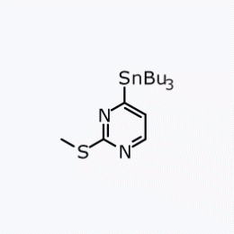 4-三丁基甲锡烷基-2-硫代甲基嘧啶,cas:123061-49-4