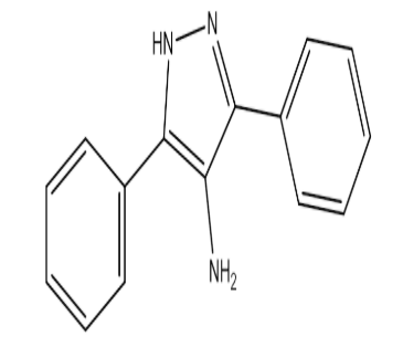 3,5-二苯基-1H-吡唑-4-胺，cas5272-85-5