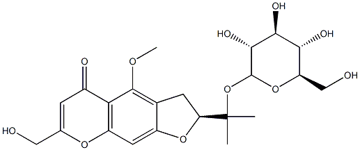 升麻素-4&#039;-O-Β-D-吡喃葡萄糖苷,CAS:1632110-81-6