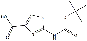 2-BOC-氨基噻唑-4-羧酸,CAS:83673-98-7