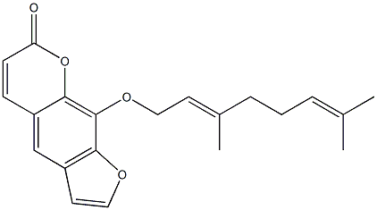 8-香叶草氧基补骨脂素,CAS:7437-55-0