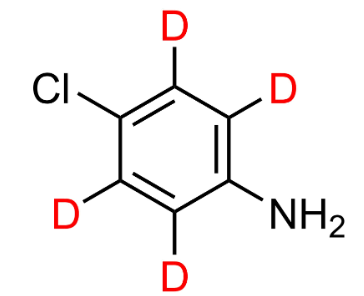 对氯苯胺-D4，CAS号：191656-33-4，4-Chloroiline-d4